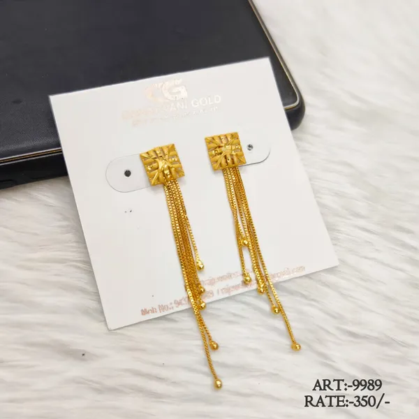 Gold_Tone_Geometric_Drop_Earrings_For_Women