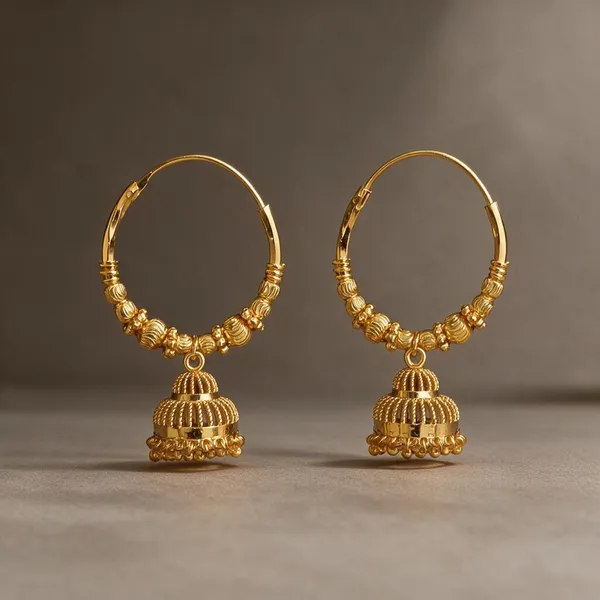 Gold_Tone_Jhumka_Hoop_Earrings_For_Women