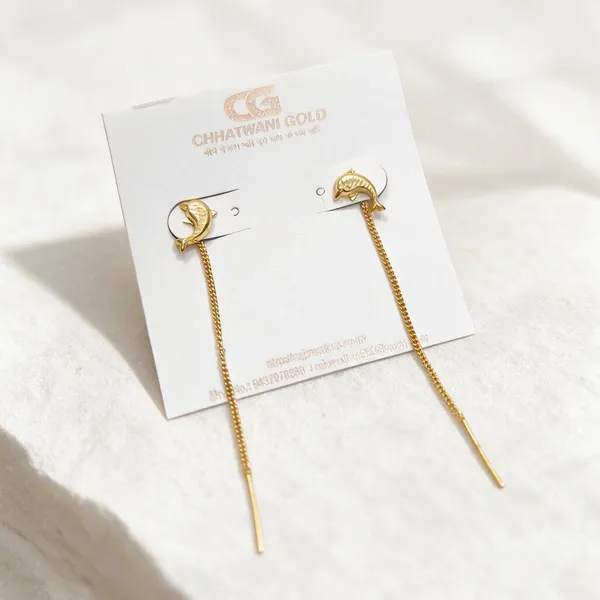 Gold_Tone_Threader_Drop_Earrings_For_Women