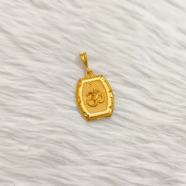 Gold_Tone_Om_Design_Pendant