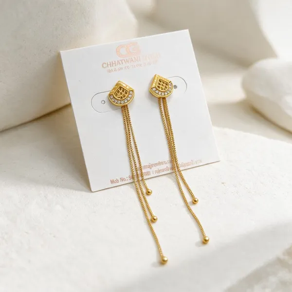 Gold_Tone_Long_Chain_Drop_Earrings_For_Women