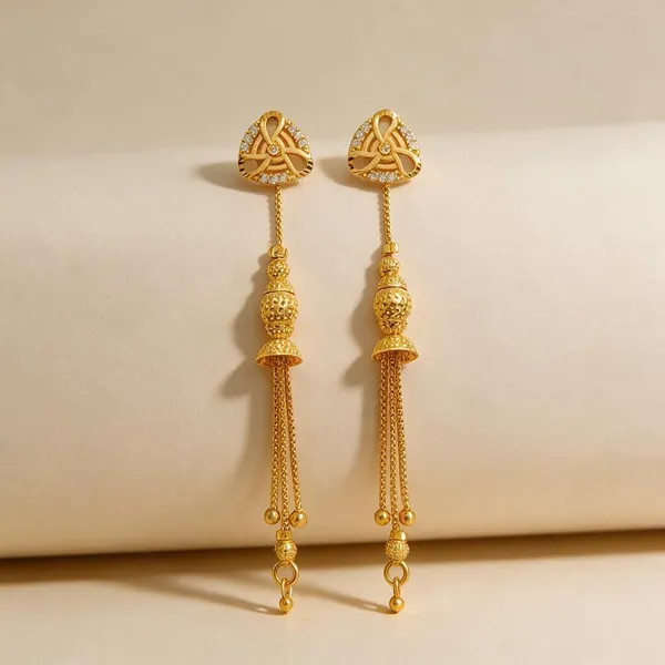 Gold-Tone_Traditional_Dangler_Earrings_For_Women