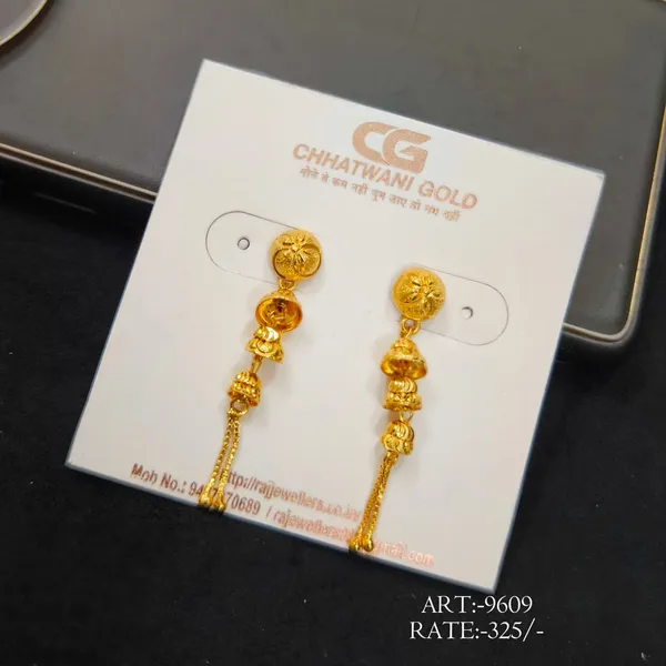 Gold-Tone_Designer_Drop_Earrings_For_Women