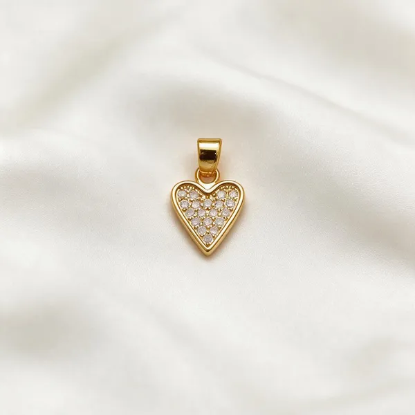 Gold-Tone_Heart_Pendant_For_Women