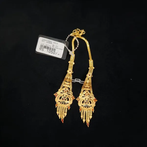 Gold_Tone_Traditional_Drop_Earrings_For_Women