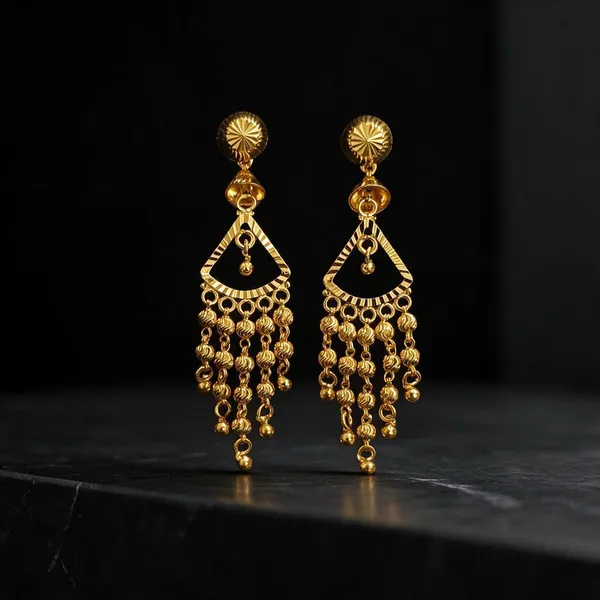 Gold_Tone_Chandelier_Earrings_For_Women