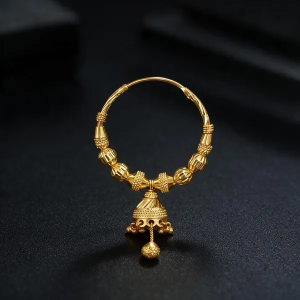 Gold-Toned_Traditional_Jhumka_Hoop_Earrings_For_Women