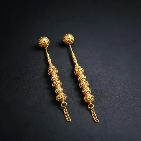 Gold-Toned_Traditional_Drop_Earrings_For_Women