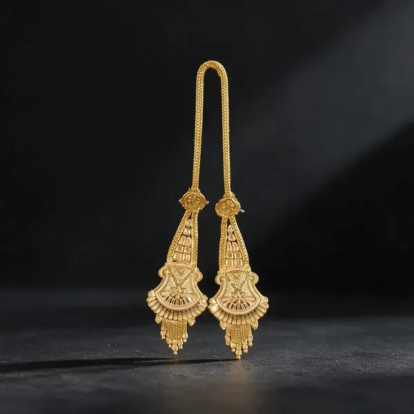 Gold_Tone_Ornate_Dangler_Earrings_For_Women