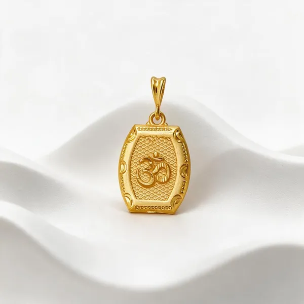 Gold_Tone_Om_Design_Pendant