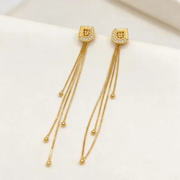 Gold_Tone_Long_Chain_Drop_Earrings_For_Women