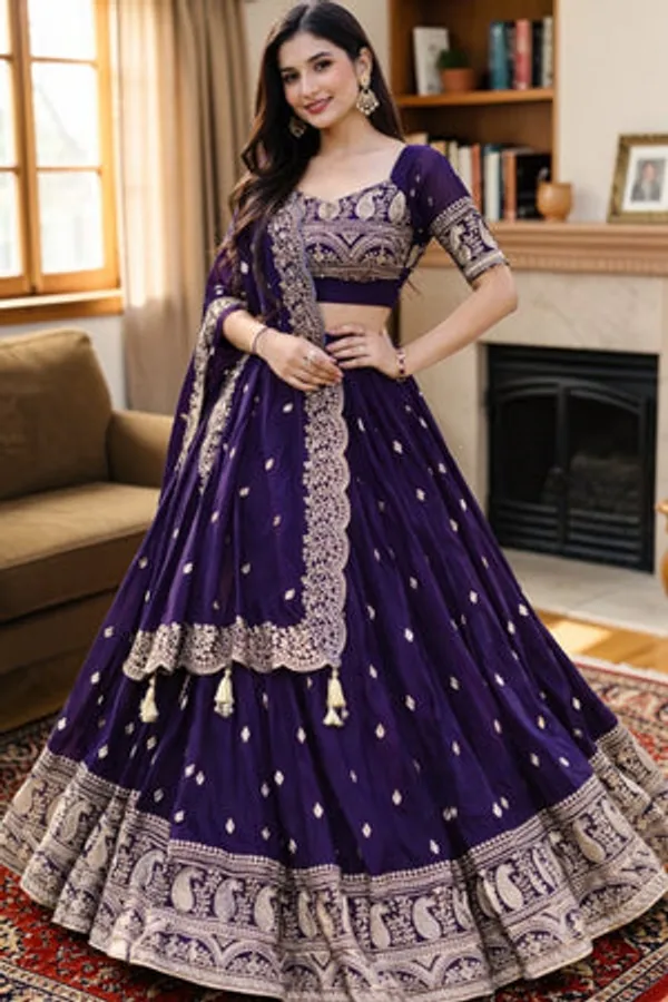 Purple_Art_Silk_Lehenga_Choli_Set_For_Women