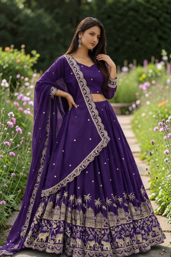 Purple_Art_Silk_Lehenga_Choli_Set_For_Women