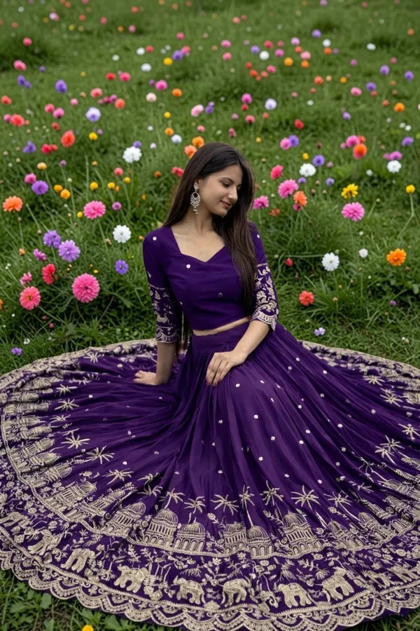 Purple_Art_Silk_Lehenga_Choli_Set_For_Women