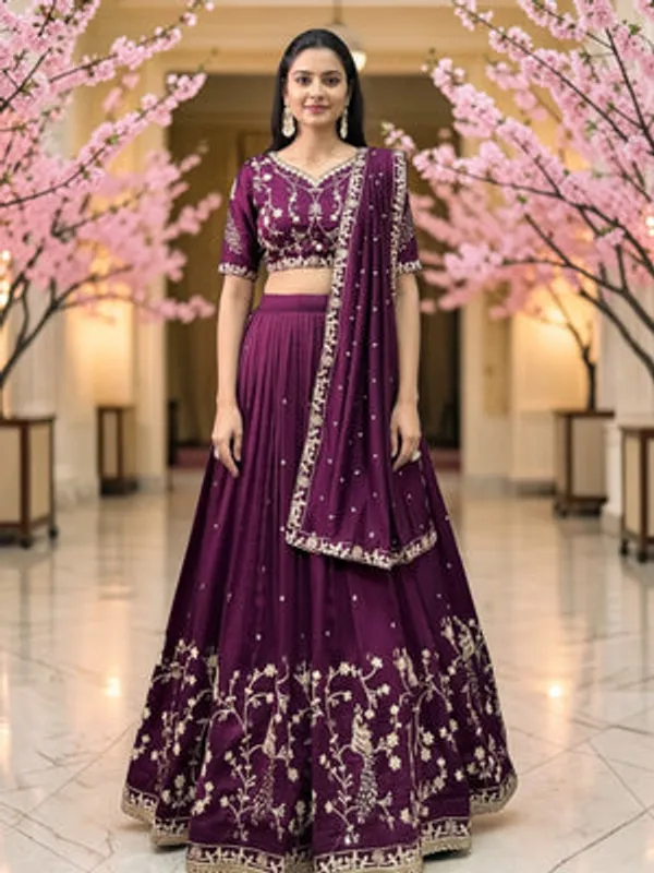 Purple_Premium_Satin_Silk_Lehenga_Choli_Set_For_Women