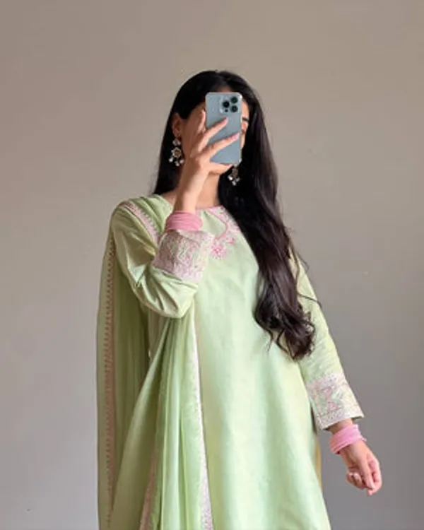 Sage_Green_Rayon_Cotton_Silk_Farshi_Suit_Set_For_Women