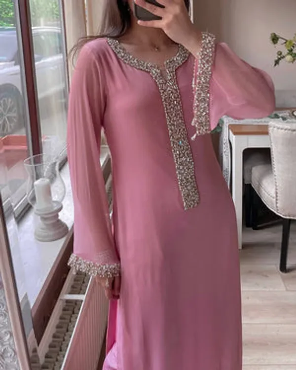 Pink_Faux_Georgette_Top_Pant_Dupatta_Set_For_Women