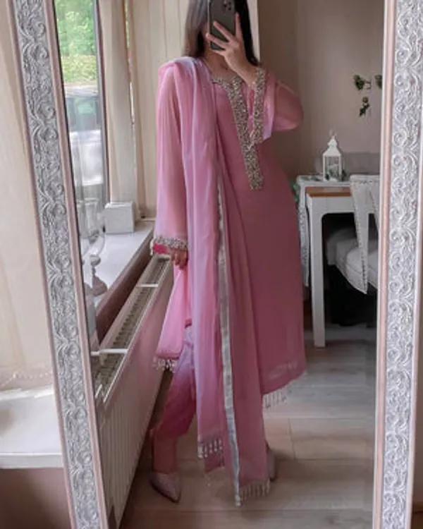 Pink_Faux_Georgette_Top_Pant_Dupatta_Set_For_Women
