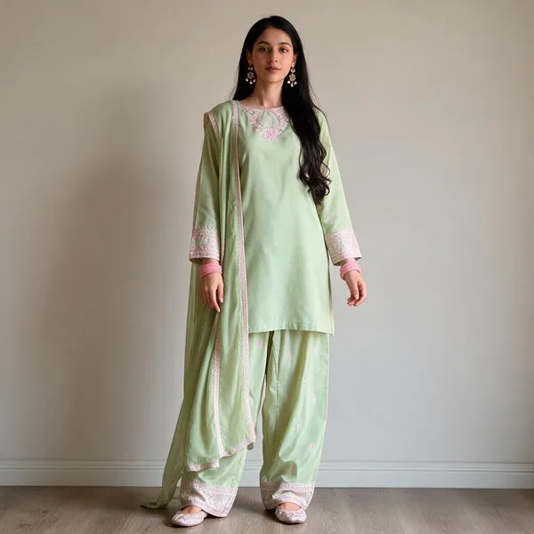 Sage_Green_Rayon_Cotton_Silk_Farshi_Suit_Set_For_Women