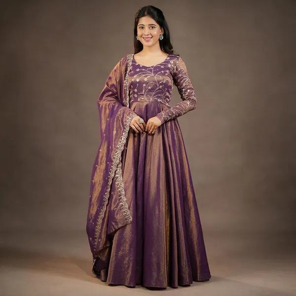 Purple_Fendi_Silk_Anarkali_Gown_Set_For_Women