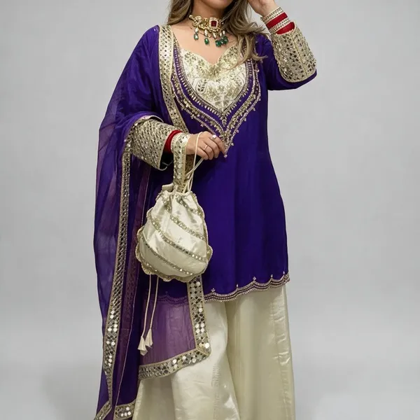 Royal_Violet_Crepe_Silk_Palazzo_Set_For_Women