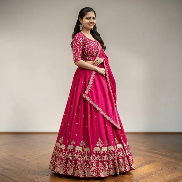 Rani_Pink_Art_Silk_Lehenga_For_Women