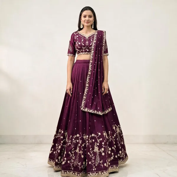 Purple_Premium_Satin_Silk_Lehenga_Choli_Set_For_Women