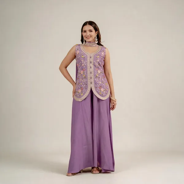 Purple_Viscose_Velvet_Anarkali_Sharara_Set_For_Women