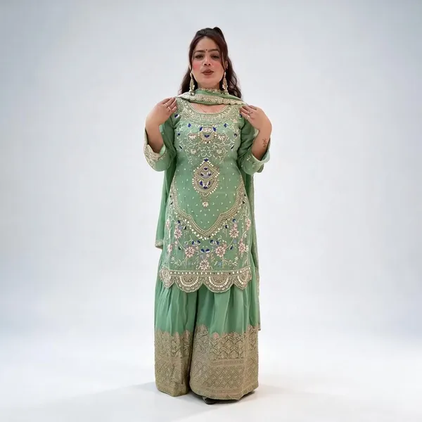 Sage_Green_Natural_Crepe_Sharara_Set_For_Women