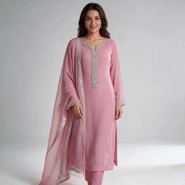 Pink_Faux_Georgette_Top_Pant_Dupatta_Set_For_Women