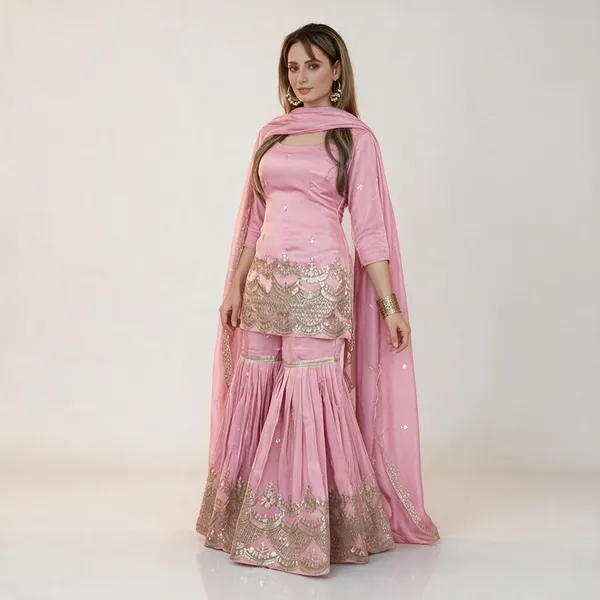 Pink_Neutral_Silk_Sharara_Set_For_Women
