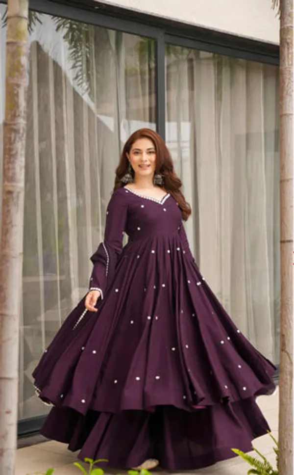 Flagged_Heavy_Roman_Silk_Anarkali_Gown_For_Women