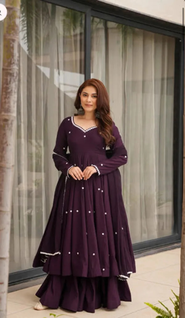 Flagged_Heavy_Roman_Silk_Anarkali_Gown_For_Women