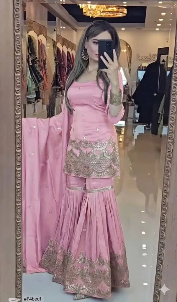 Pink_Neutral_Silk_Sharara_Set_For_Women