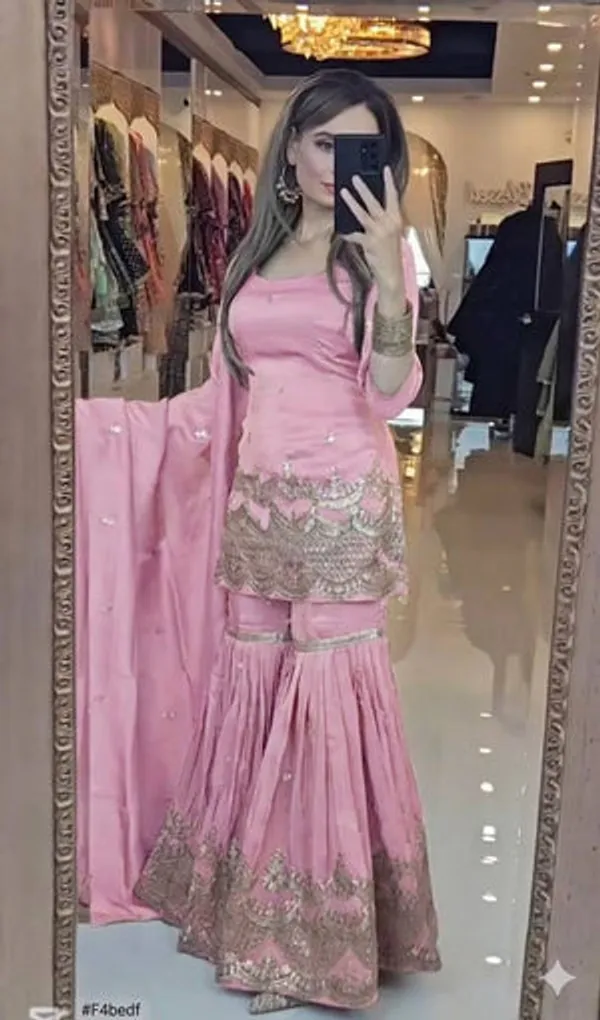 Pink_Neutral_Silk_Sharara_Set_For_Women