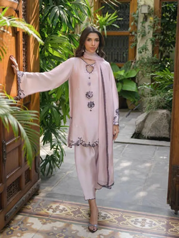 Pink_Heavy_Natural_Crepe_Silk_Palazzo_Suit_Set_For_Women