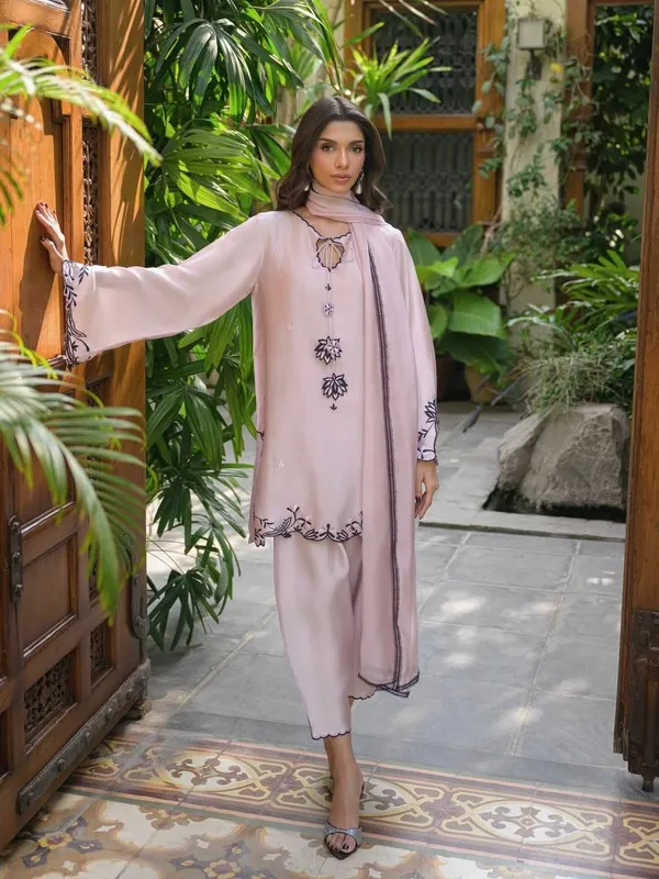 Pink_Heavy_Natural_Crepe_Silk_Palazzo_Suit_Set_For_Women