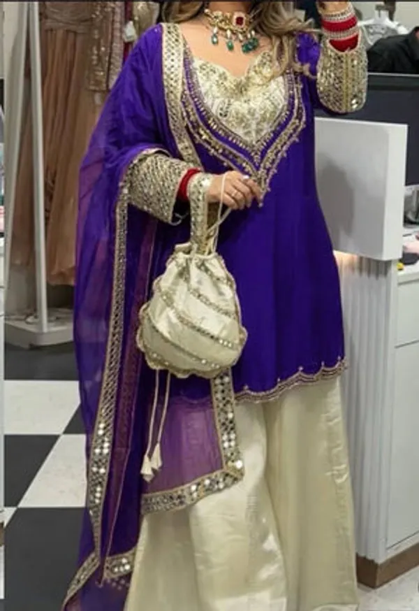 Royal_Violet_Crepe_Silk_Palazzo_Set_For_Women