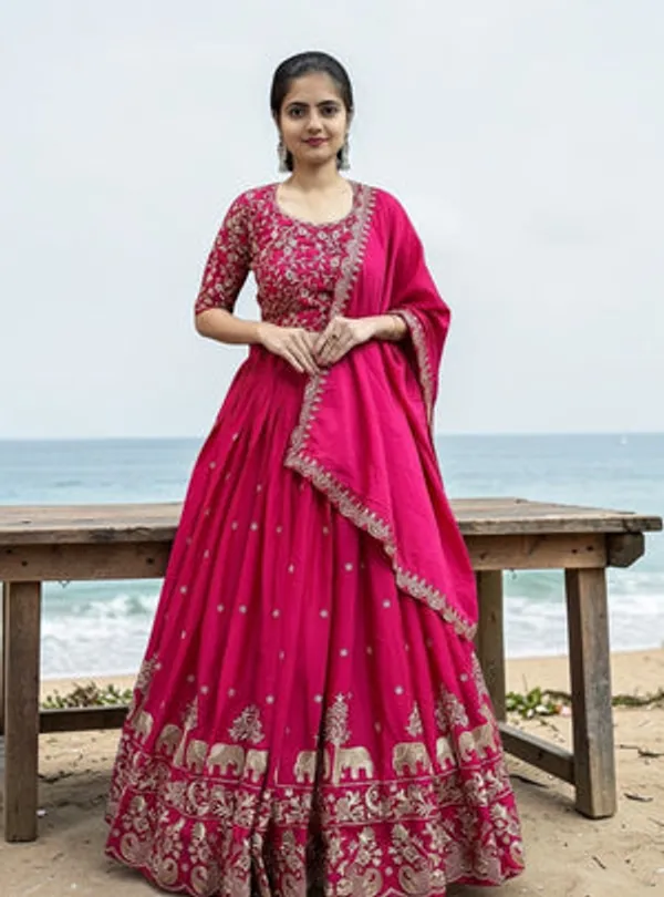 Rani_Pink_Art_Silk_Lehenga_For_Women