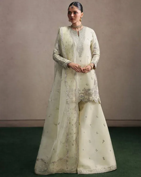 White_Heavy_Natural_Crepe_Silk_Sharara_Set_For_Women