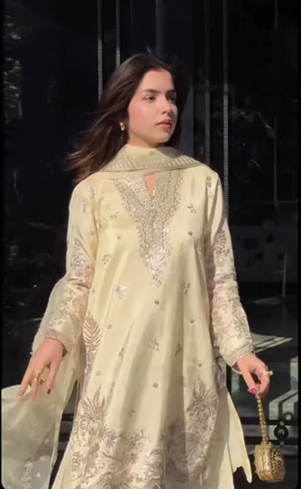 White_Heavy_Natural_Crepe_Silk_Sharara_Set_For_Women