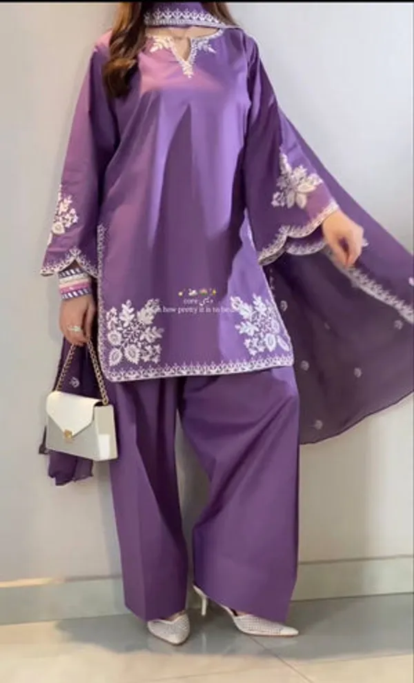 Purple_Heavy_Fancy_Silk_Pakistani_Suit_Set_For_Women