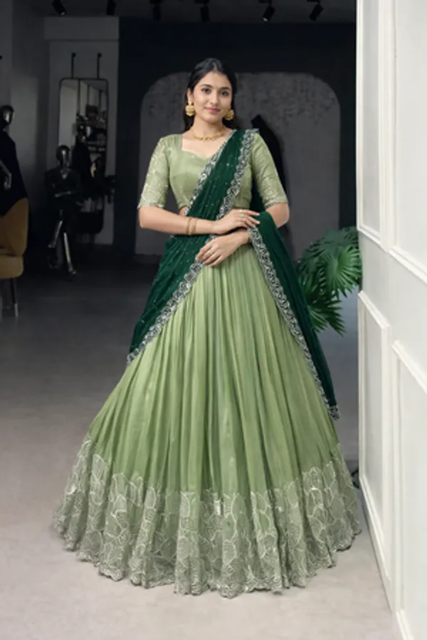 Green_Art_Silk_Lehenga_Choli_Set_For_Women