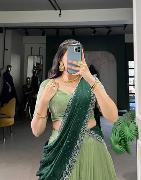 Green_Art_Silk_Lehenga_Choli_Set_For_Women