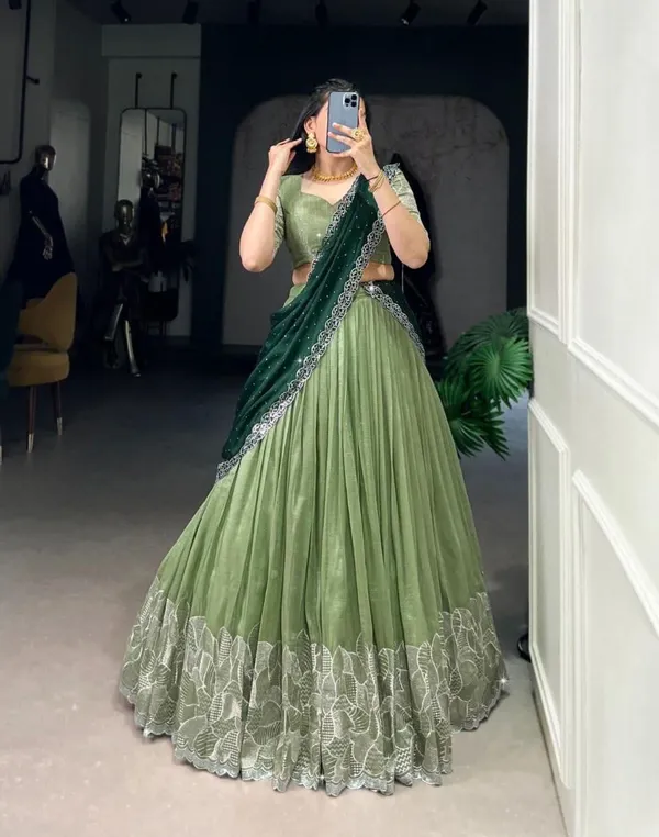 Green_Art_Silk_Lehenga_Choli_Set_For_Women