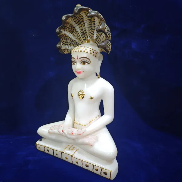 7"_PARSHWANATH_JI-MARBLE_DUST_IDOL