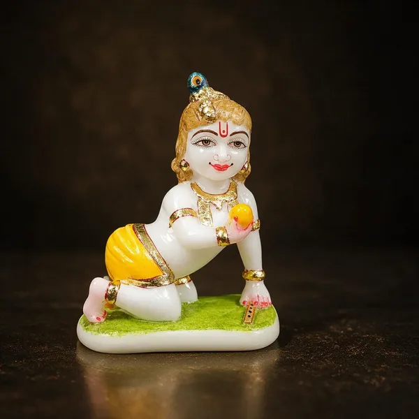 4_Inch_Laddu_Gopal_Marble_Dust_Idol