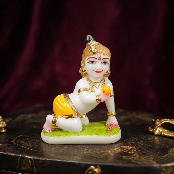 4_Inch_Laddu_Gopal_Marble_Dust_Idol