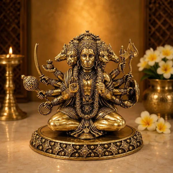 Padmasan_Panchmukhi-MARBLE_DUST_IDOL