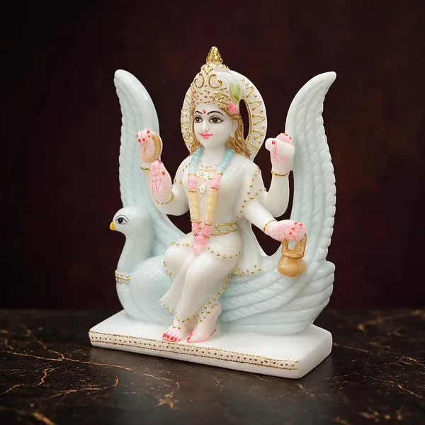 7_Inch_Brahmani_Marble_Dust_Idol
